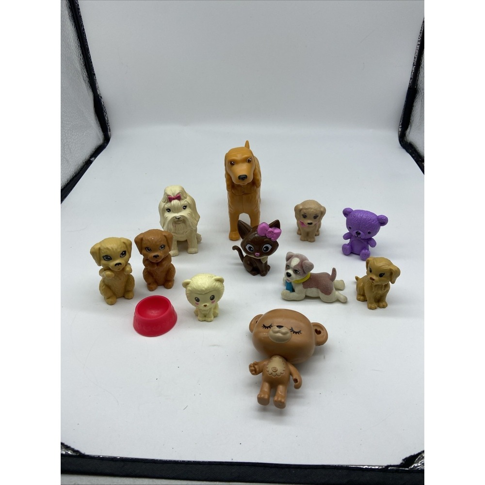 Barbie Pets Dogs Cat Bears Lion Lot (12)‎ Replacements